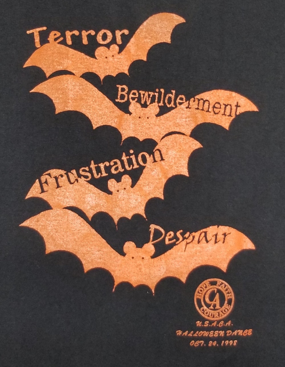 T-shirt – 1998 Halloween Dance – The Cocaine Anonymous Virtual Museum