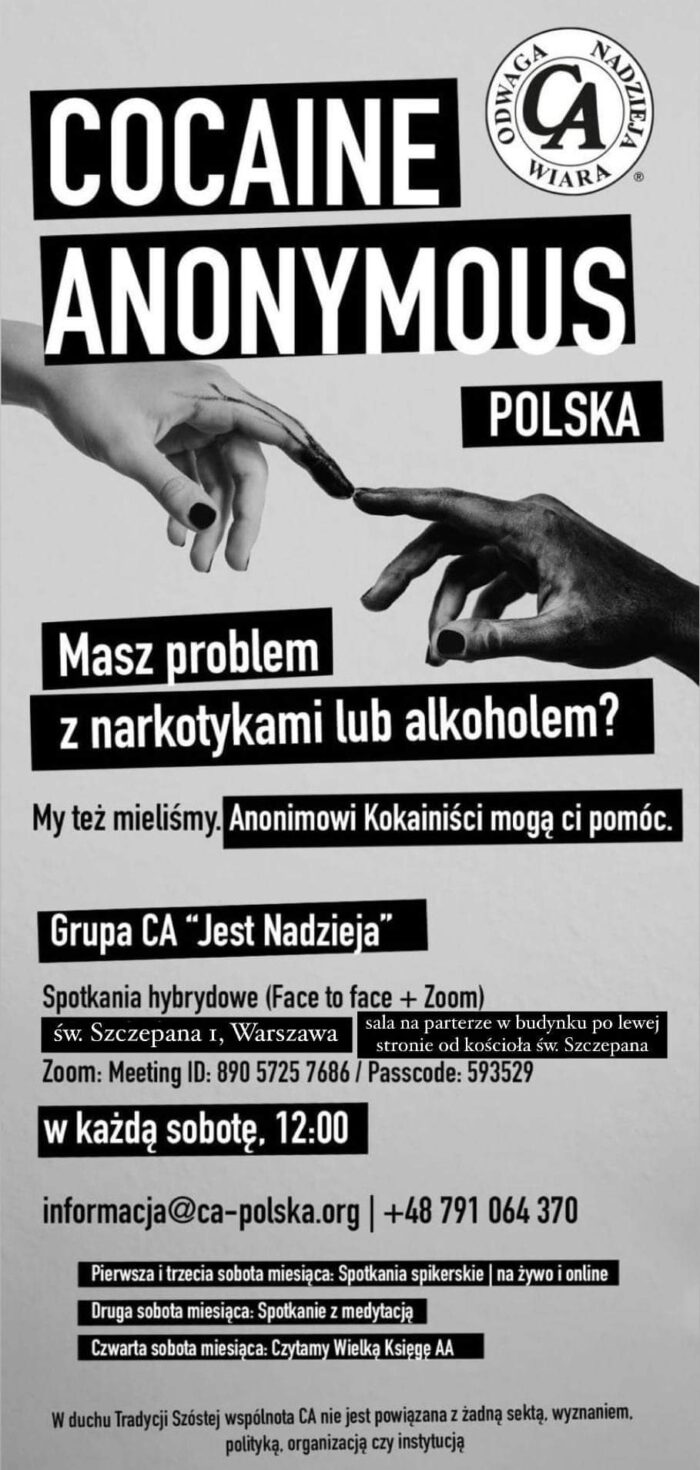 Digital Flyer 2023 Poland The Cocaine Anonymous Virtual Museum digital-flyer-2023-poland-the-cocaine-anonymous-virtual-museum